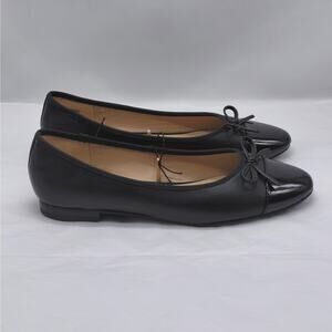 Steve Madden Glossie Ballet Flats Women Size 9M Black Slip On Casual Shoes